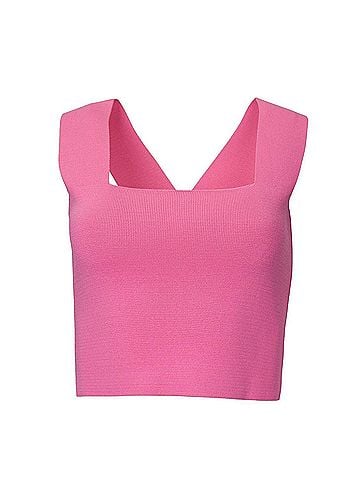 LUCCA Calendula Knitted Tank in Pink (view 1)