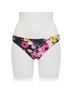 Steve Madden Floral Black Basic Hipster Bottom Bikini in Dazy Fields Size XL - photo 1