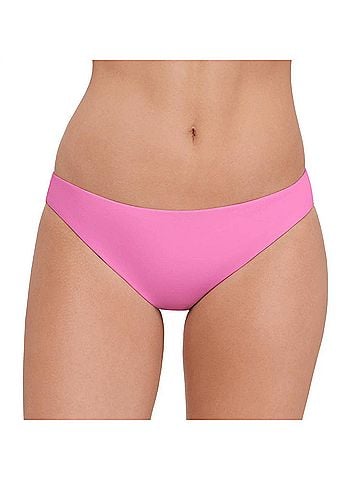 Steve Madden Basic Hipster Bikini Bottom in Neon Pink (view 2)