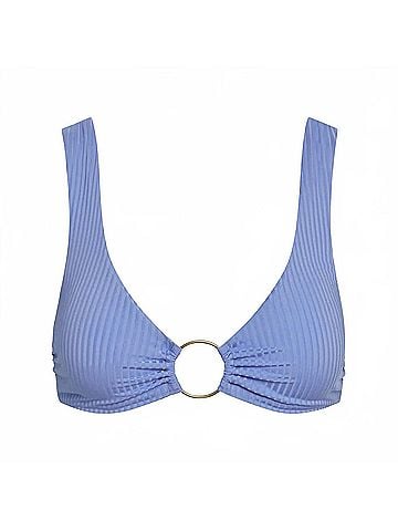 Vitamin A Skylar Bikini Top in Skyflower (view 1)