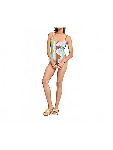 Vitamin A Nova One Piece in Coast Colorblock (view 2)