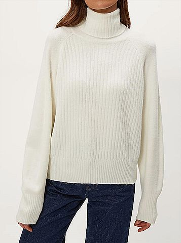 Michael Stars Storm Turtleneck Sweater in Ivory (view 2)