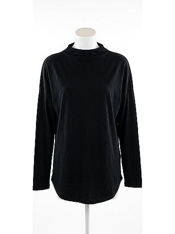 Michael Stars Laurel Mock Neck Top in Black (view 1)