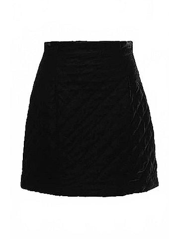 L'autre Chose Tailored Mini Skirt in Black (view 1)