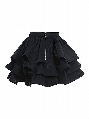 Elisabetta Franchi Women's Tailored Mini Skirt in Black (view 1)