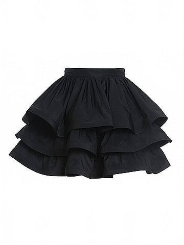 Elisabetta Franchi Women's Tailored Mini Skirt in Black (view 2)