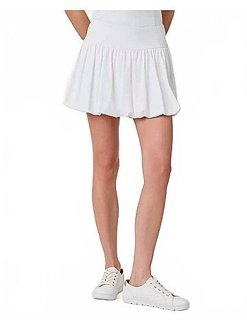 Lilly Pulitzer Upf 50+ Giorgie Bubble Skort in Resort White (view 2)