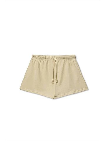 perfectwhitetee French Terry Sweat Shorts in Yellow (view 1)
