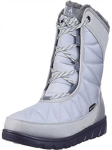 Kamik Women's Hannah Mid Snow Boots in Light Gray (view 2)