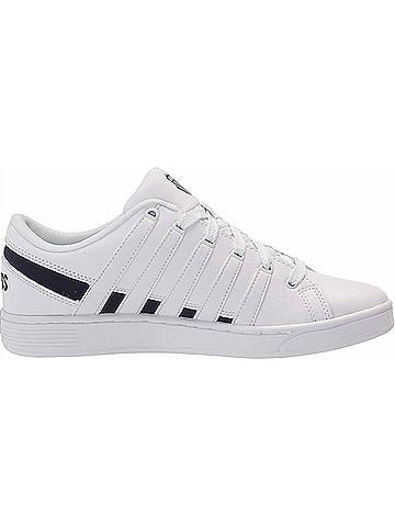 K-Swiss Men's Ramli Court Sneaker in White/Navy (view 1)