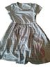 Pinky Stripes Gray Casual Dress Size 6 - photo 1