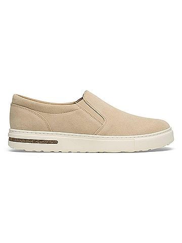 Birkenstock Women's Oswego Suede Leather Slip On Shoes in Sandcastle (view 1)