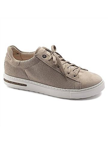 Birkenstock Women's Bend Low Canvas-Suede Sneakers in Sandcastle (view 2)