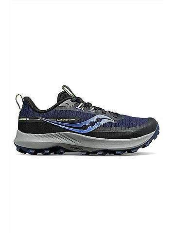 Saucony Women's Peregrine 13 Running Shoes in 15 - Night/Fossil (view 1)