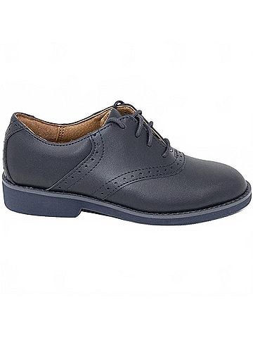 School Issue Girl's Upper Class Shoes 12 Mo in Navy (view 1)