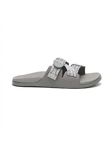 Chaco Women's Chillo Slide Sandal in Pierce Staple Gray (view 1)