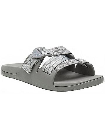 Chaco Women's Chillo Slide Sandal in Pierce Staple Gray (view 2)