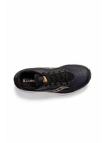 Saucony Kid's Endorphin Running Shoes 1 Mo in Black/Gold (view 2)