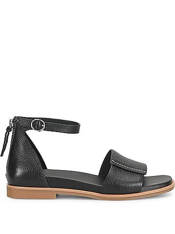 Sofft Women's Reyna Flat Sandals in Black (view 1)