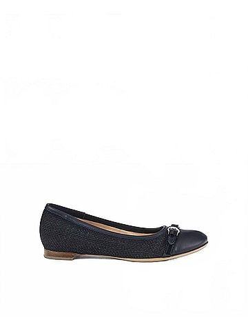 AGL Women's Mae Flat in Navy (view 1)