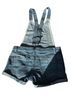 Free People Blue Overall Shorts Size 26 - photo 2