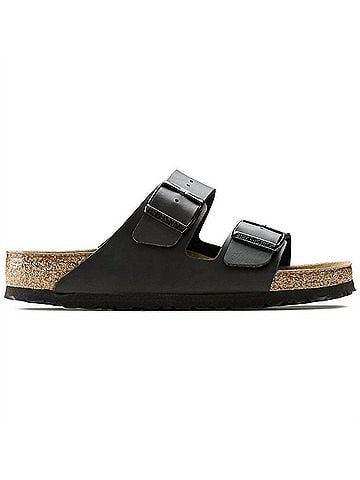 Birkenstock Women's Arizona Soft Footbed Sandal in Black Bf (view 1)