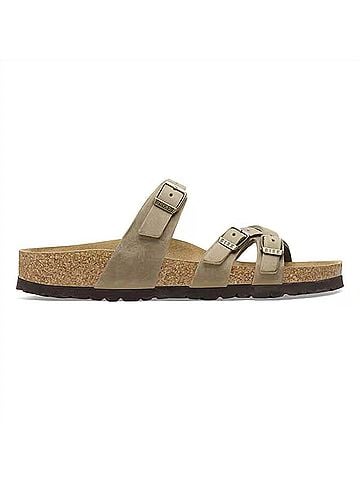 Birkenstock Women's Franca Oiled Sandal in Tabacco (view 1)