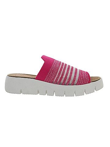 Bernie Mev Women's Fx Iris Sandal in Fuchsia Silver (view 1)