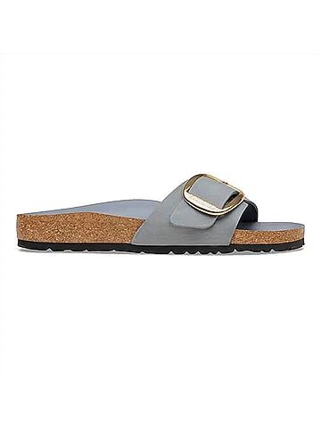 Birkenstock Women's Madrid Big Buckle Sandals in Basalt Gray (view 1)
