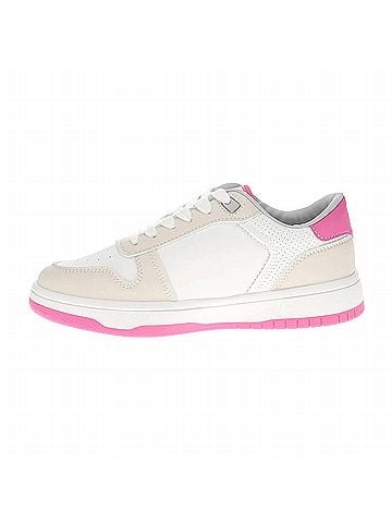 Vintage Havana Women's Fresh Lace Up Sneaker in Pink/White (view 2)