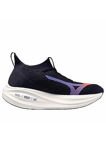 Mizuno Women's Neo Vista 2 Running Shoes in Baritone Blue/Striking Coral (view 1)
