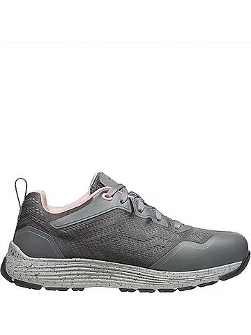 Keen Women's Sparta 2 Safety Shoes in Steel Grey/Peach Whip (view 2)