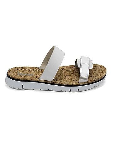 Camper Women's Oruga Slide Sandal in White (view 1)