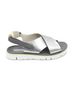 Camper Solid Silver Women's Oruga Sandals in Silver Size 6 - photo 1