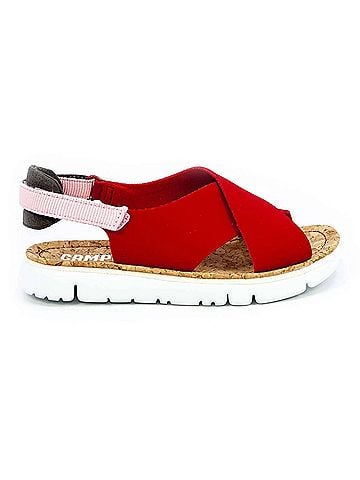 Camper Women's Oruga Sandals in Red (view 1)