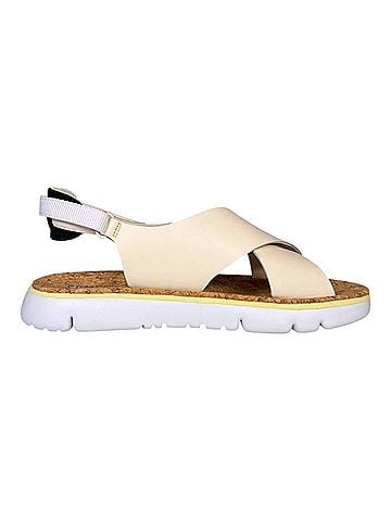 Camper Women's Oruga Sandals in Beige (view 1)