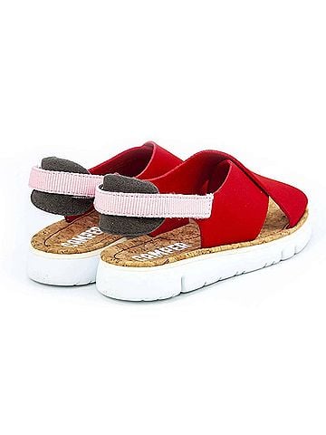 Camper Women's Oruga Sandals in Red (view 2)