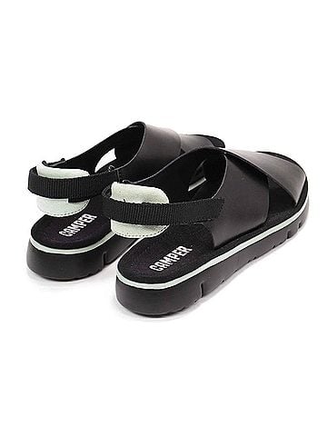 Camper Women's Oruga Sandals in Black (view 2)