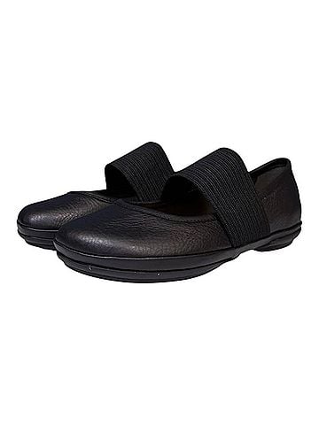 Camper Women's Right Nina Flats in Black (view 2)