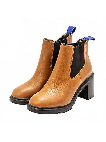 Camper Women's Whitnee Booties in Orange Brown (view 2)