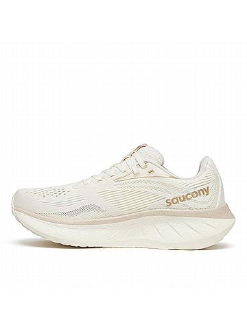 Saucony Women's Ride 18 Running Shoes in Vanilla (view 2)