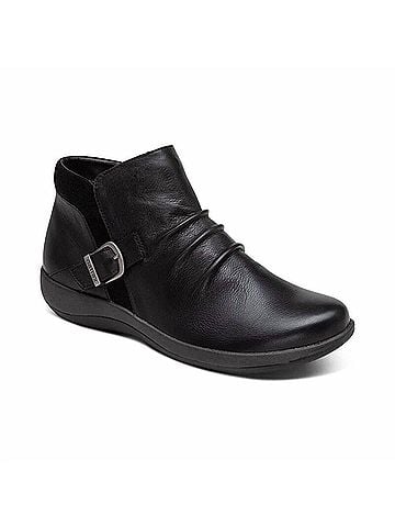 Aetrex Women's Luna Ankle Boot in Black (view 1)