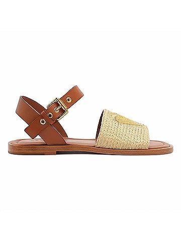 FARM Rio Women's Raffia Flat Sandal in Sand (view 1)
