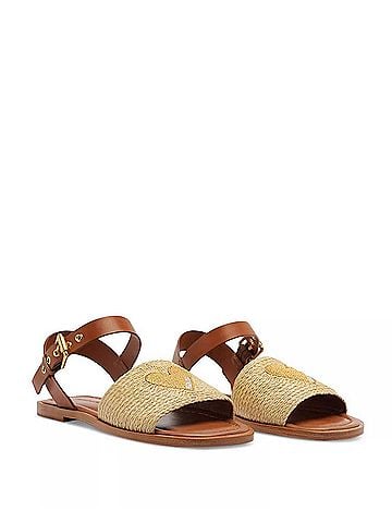 FARM Rio Women's Raffia Flat Sandal in Sand (view 2)