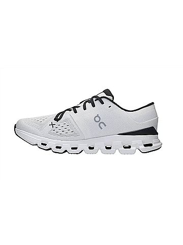 On Women'S Cloud X4 Shoes in Ivory/Black (view 2)