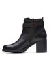 Clarks Black Women's Leda Strap Boots in Black Leather Size 6 1/2 (wide) - photo 3