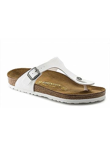 Birkenstock Gizeh Sandal in White Birko-Flor (view 1)