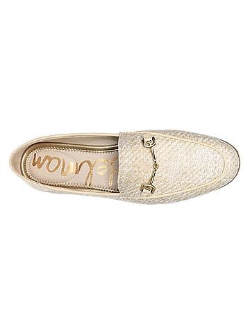 Sam Edelman Women's Loraine Bit Loafer in Eggshell Woven (view 2)
