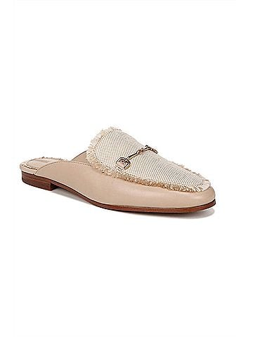 Sam Edelman Women's Linnie Fray Bit Mule in Sandshell (view 1)