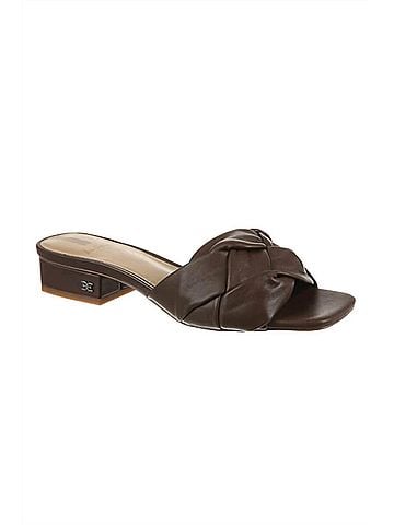 Sam Edelman Women's Dawson Slide Sandal in Dark Chocolate Leather (view 1)